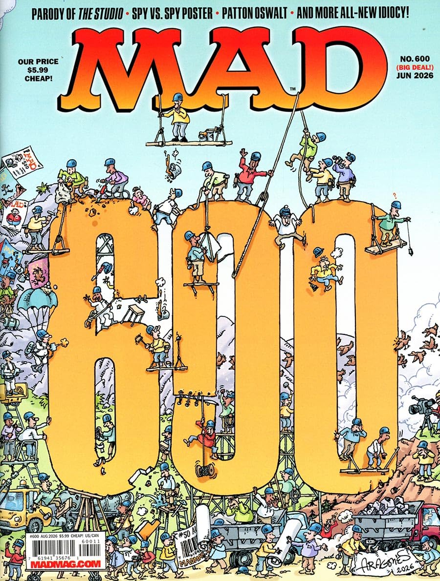 【希少】MAD Poster Book /ポスターブック Amazon.com: Mad #600 E.C | Comic Book With Poster Sergio Aragones